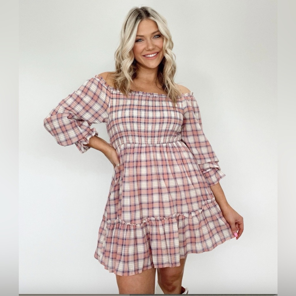 Plaid women’s dress NWOT